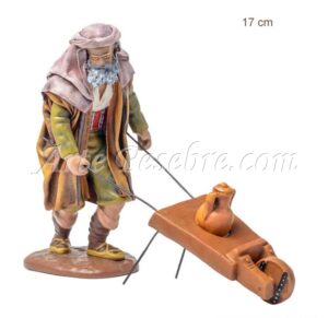 Anciano con  carretón