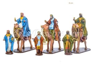 Reyes a camello y pajes