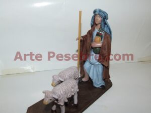 Pastor con borregos