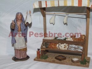 Pastora con pescado