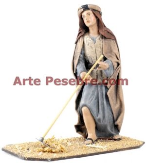 Pastor con rastrillo