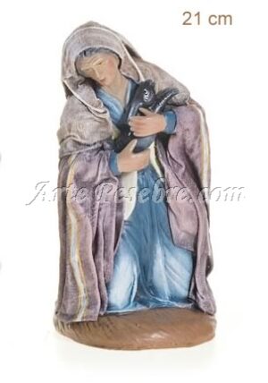 Pastora adorando con liebre