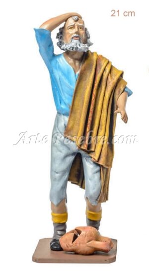 Pastor con ánfora rota