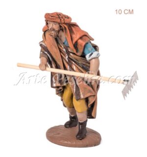 Pastor con rastrillo, 10 cm
