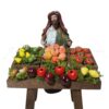 Pastor con puesto de fruta para figuras de 14 cm