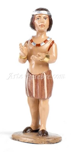 Niña egipcia noble, 14 cm