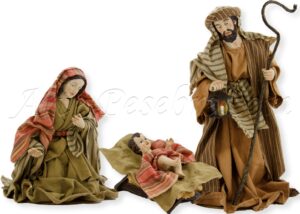Nacimiento 3 piezas entelado