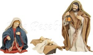 Nacimiento 3 piezas entelado