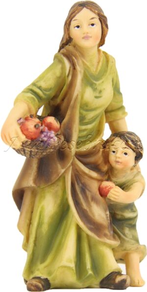 Pastora con niño