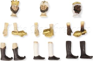 Partes del cuerpo, tres Reyes Magos