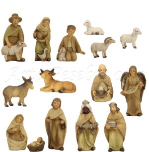 Nacimiento 15 piezas colores claros