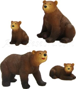 Familia de osos 4 ud.