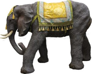 Elefante con manta