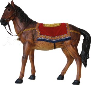 Caballo con manta