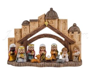 Misterio infantil 10 pzas. con portal