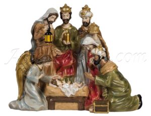 Misterio 1 pza. con Reyes y ángel