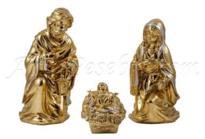 Misterio 3 pzas. dorado