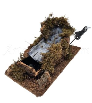 Río de corcho con bomba de agua