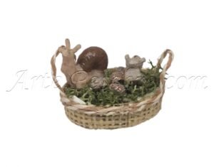 Cesto con caracoles