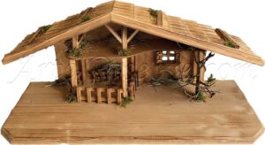 Pesebre para fig. de 10-12 cm