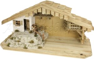 Pesebre para fig. de 10-12 cm