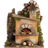 Horno con bombilla efecto llama