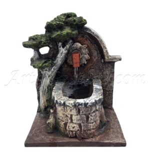 Fuente con bomba de agua