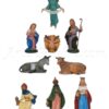 Nacimiento de 9 pzas. en colores vivos
