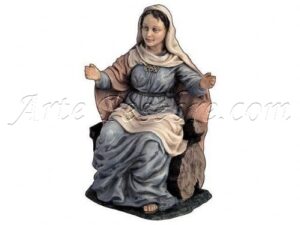 Virgen María pintada a mano