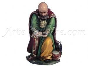 Rey Gapar pintado a mano