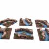 6 Tramos de río con doble fondo para efecto profundidad
