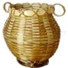 Cesta marrón claro