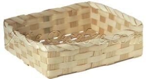 Cesta clara cuadrada