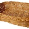 Cesta marrón rectangular