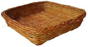 Cesta marrón cuadrada