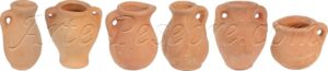 Ánforas de barro 6 ud. surtidas