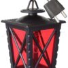 Farol rojo con bombilla E10