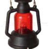 Farol de mano rojo con bombilla E5