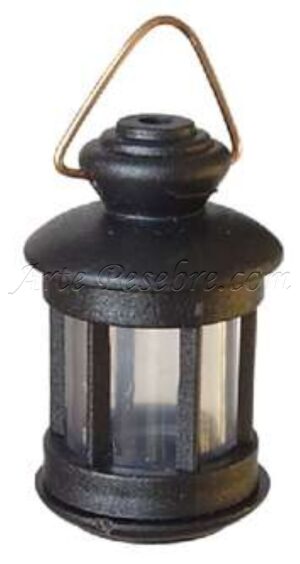 Farol redondo transparente sin bombilla