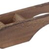 Carretilla en madera marrón