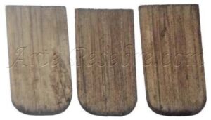 Teja en madera semicircular color oscuro 100 ud.