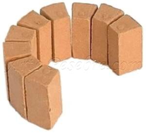 Piedra roja para bóveda 50 ud.