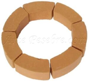 Cerco de 8 ladrillos semicirculares