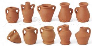 Jarras de barro 10 ud. surtidas