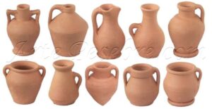 Jarras de barro 10 ud. surtidas