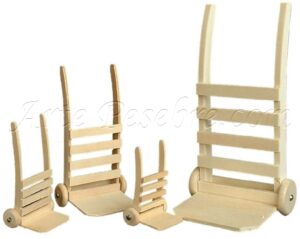 Carretilla de mano en madera