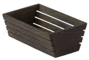 Cajón en madera marrón