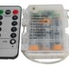 Bateria a pilas (aa) para luces con 1 salida y mando distancia de 8 funciones