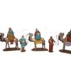 Reyes Magos a camello con pajes