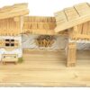 Establo de madera para fig. de 10-15 cm